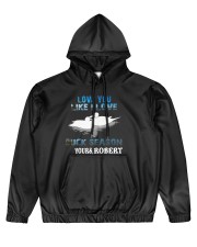 Love you like I love Duck season Personalized gift Men's All Over Print Hoodie tile
