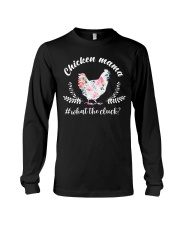 FUNNY SHIRT FOR MOM - Chicken Mama Long Sleeve Tee tile
