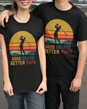 Best Father's Day Gift - Good Golfer Better Papa Classic T-Shirt apparel-classic-tshirt-lifestyle-front-143