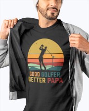 Best Father's Day Gift - Good Golfer Better Papa Classic T-Shirt apparel-classic-tshirt-lifestyle-front-93