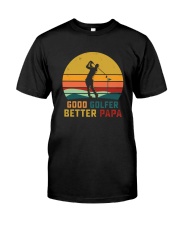 Best Father's Day Gift - Good Golfer Better Papa Premium Fit Mens Tee tile