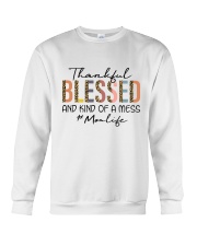 Best Mother's Day Gift - Thankful Blessed Leopard Crewneck Sweatshirt tile