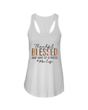 Best Mother's Day Gift - Thankful Blessed Leopard Ladies Flowy Tank tile