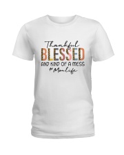 Best Mother's Day Gift - Thankful Blessed Leopard Ladies T-Shirt tile