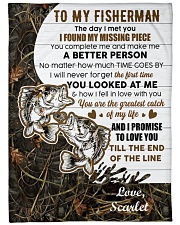 CUSTOMIZE VALENTINE GIFT - TO MY FISHERMAN Fleece Blanket tile
