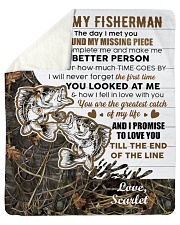 CUSTOMIZE VALENTINE GIFT - TO MY FISHERMAN Sherpa Fleece Blanket tile