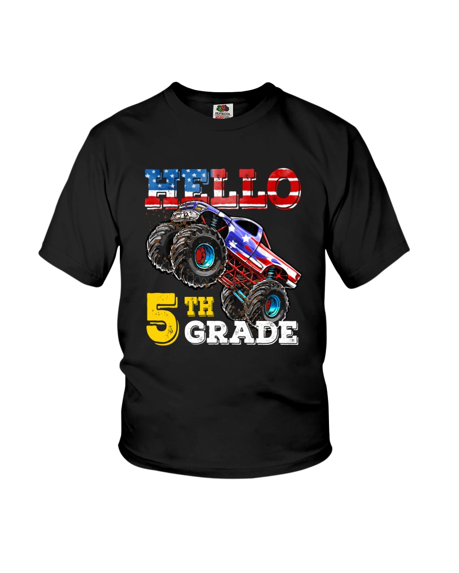 5th Grade Truck USD Hello Youth T-Shirt