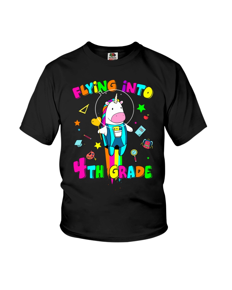 Flying Into 4th Grade Youth T-Shirt