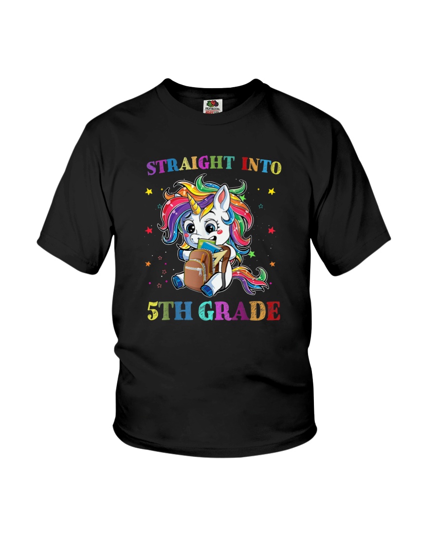 Straight Into 5th Grade Youth T-Shirt
