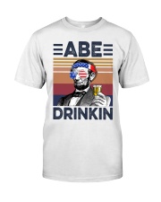Abe Drinkin Classic T-Shirt front
