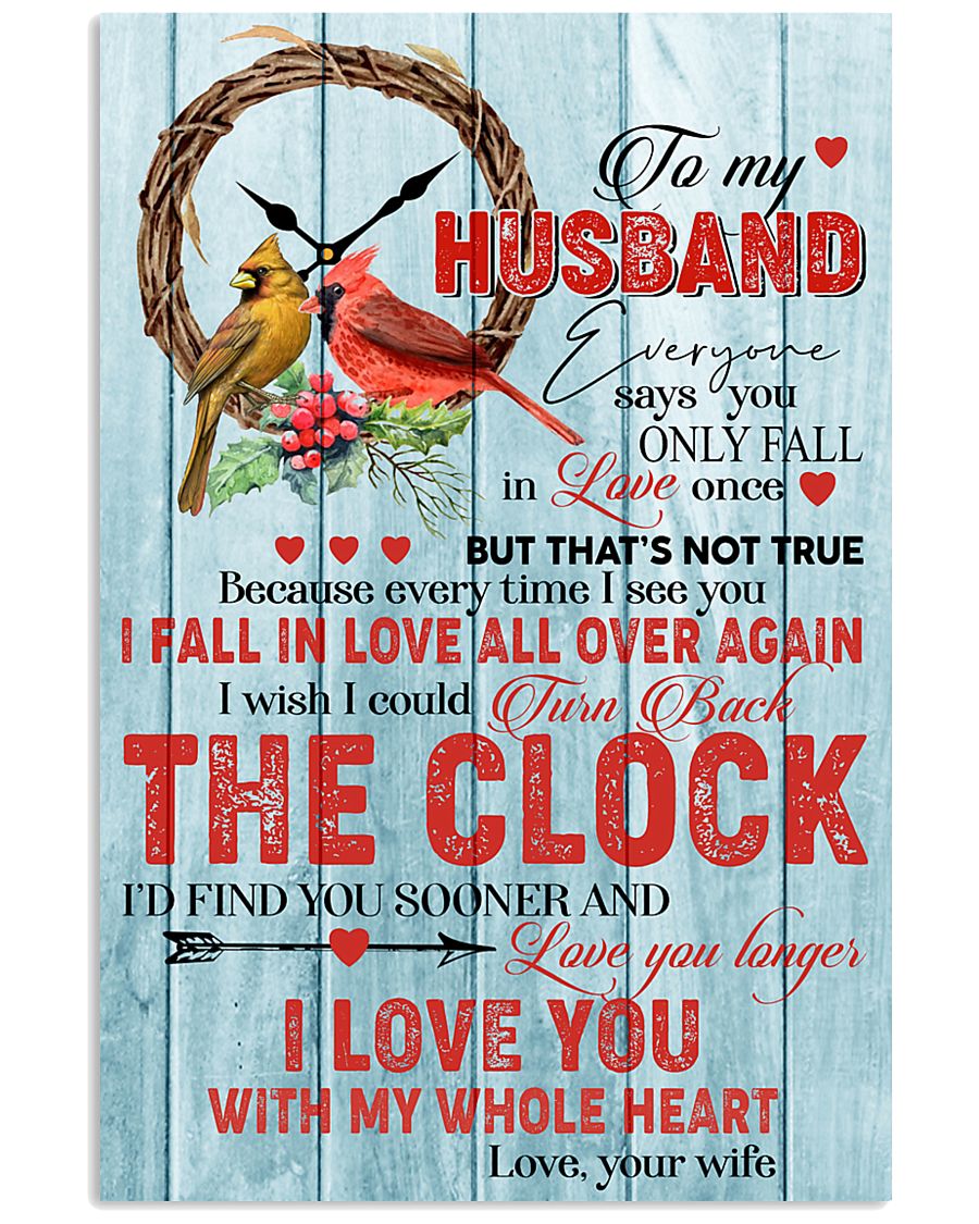 Poster To My Husband The Clock 11x17 Poster