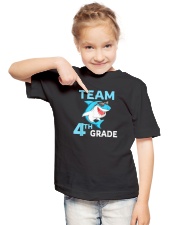 Team 4th Grade Shark Youth T-Shirt lifestyle-youth-tshirt-front-2