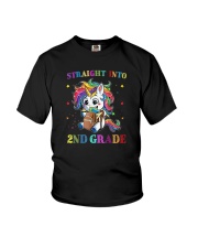 Straight Into 2nd Grade Youth T-Shirt front