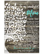 To my Wonderful Mom 11x17 Poster front