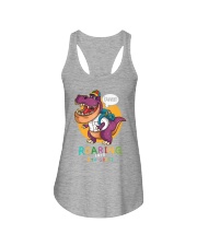 Roaring Into 4th Grade Ladies Flowy Tank thumbnail