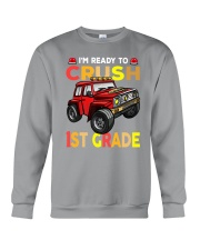 Monster Truck Crush 1st Grade Crewneck Sweatshirt thumbnail