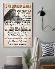 To My Granddaughter 11x17 Poster lifestyle-poster-1