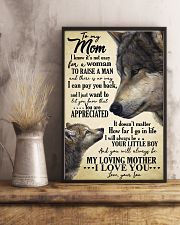 To My Mom I Know Its Not Easy Gor A Woman 11x17 Poster lifestyle-poster-3