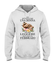 reading woman italian 02 45834276 Hooded Sweatshirt thumbnail