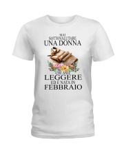 reading woman italian 02 45834276 Ladies T-Shirt front
