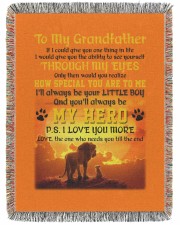To My Grandfather 60x80 - Woven Blanket thumbnail
