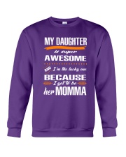 My daughter is super awesome Crewneck Sweatshirt thumbnail