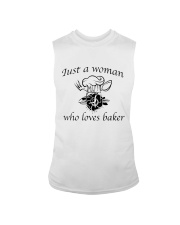 Just a woman who loves baker Sleeveless Tee thumbnail