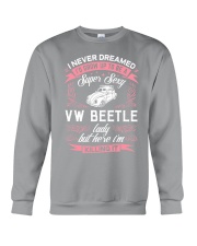 Super Sexy VW Beetle Lady Crewneck Sweatshirt thumbnail