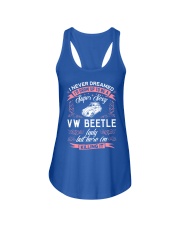 Super Sexy VW Beetle Lady Ladies Flowy Tank thumbnail