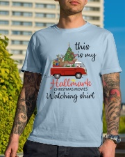 Vw Bus Santa Claus Chirstmas Classic T-Shirt lifestyle-mens-crewneck-front-8