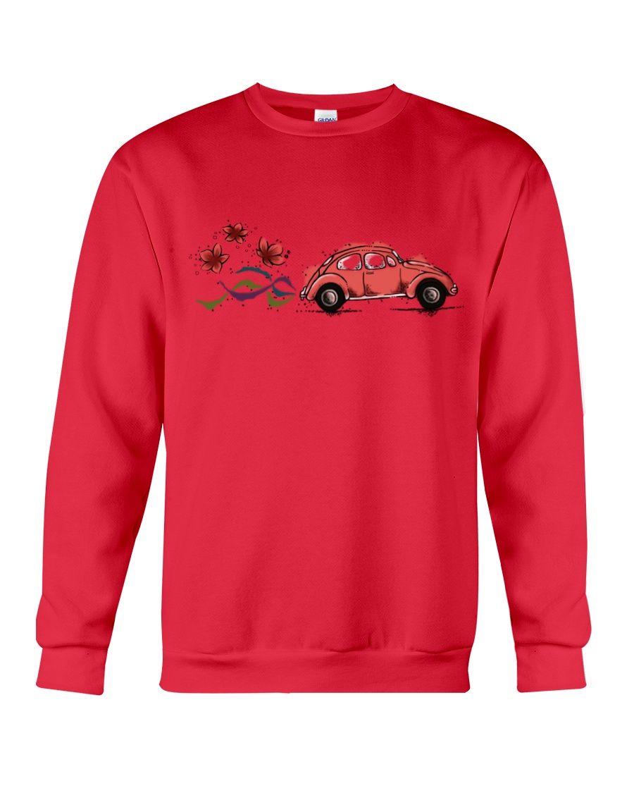 VW BEETLE FLOWER Crewneck Sweatshirt