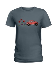 VW BEETLE FLOWER Ladies T-Shirt thumbnail