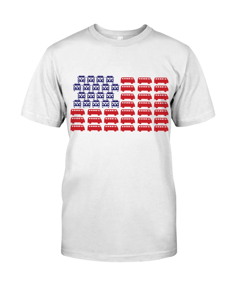 VW BUS Flag Classic T-Shirt