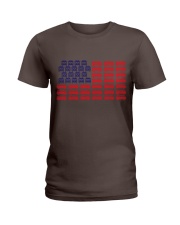 VW BUS Flag Ladies T-Shirt thumbnail