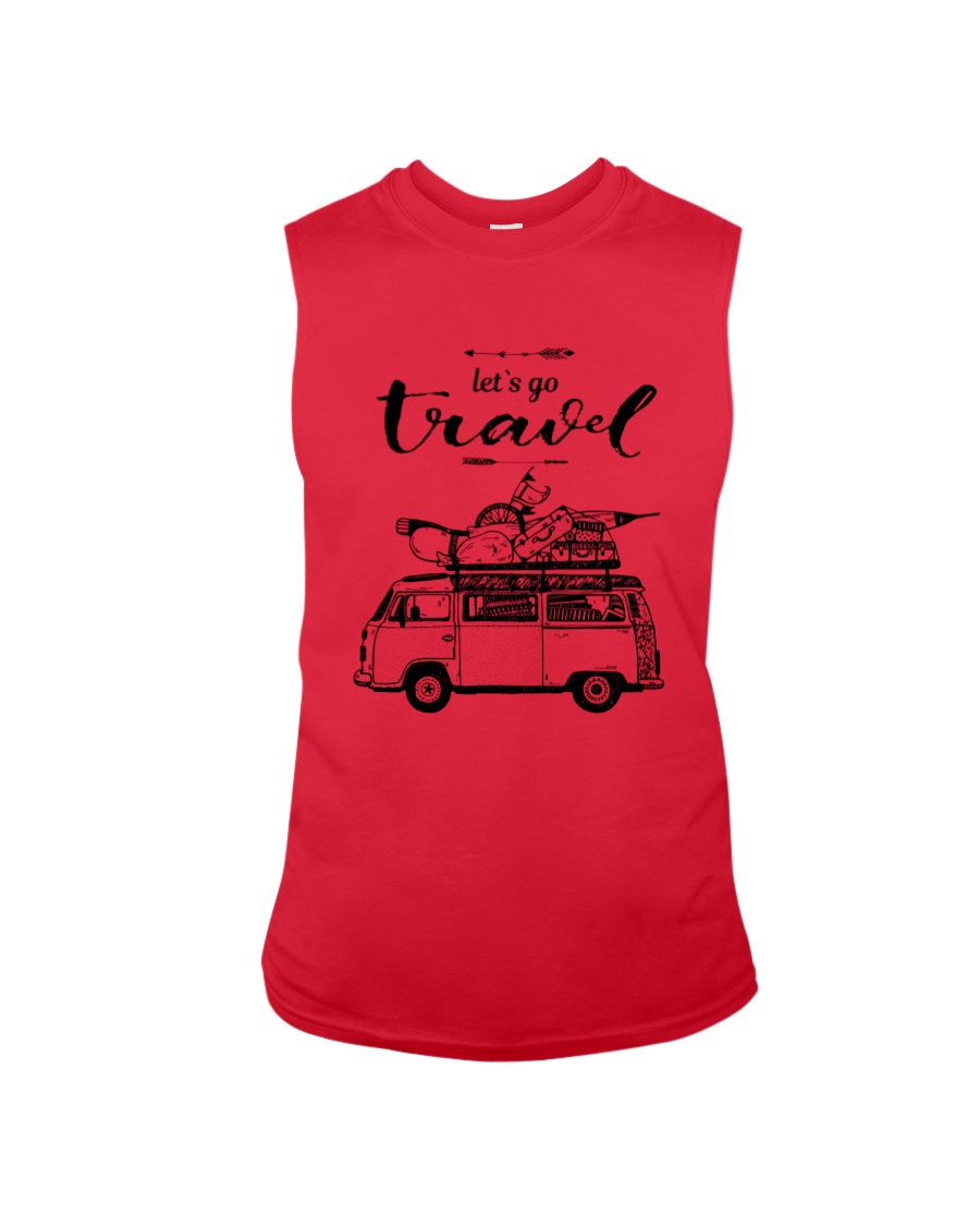 Let's Go Travel Sleeveless Tee