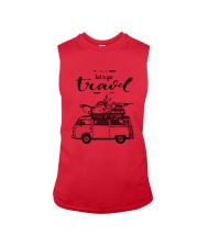 Let's Go Travel Sleeveless Tee front