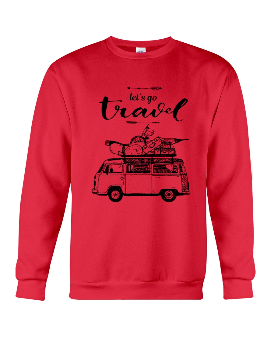 Let's Go Travel Crewneck Sweatshirt