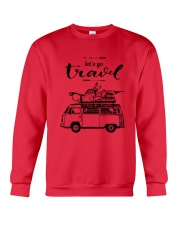 Let's Go Travel Crewneck Sweatshirt front