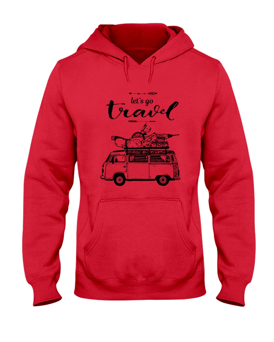 Let's Go Travel Hooded Sweatshirt