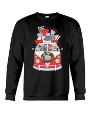 VW BUS Santa Claus Crewneck Sweatshirt thumbnail