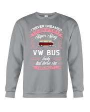 Super Sexy VW Bus Lady Crewneck Sweatshirt thumbnail