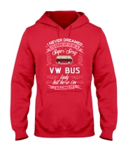 Super Sexy VW Bus Lady Hooded Sweatshirt front
