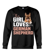 This girl loves german shepherd German shepherd Crewneck Sweatshirt thumbnail