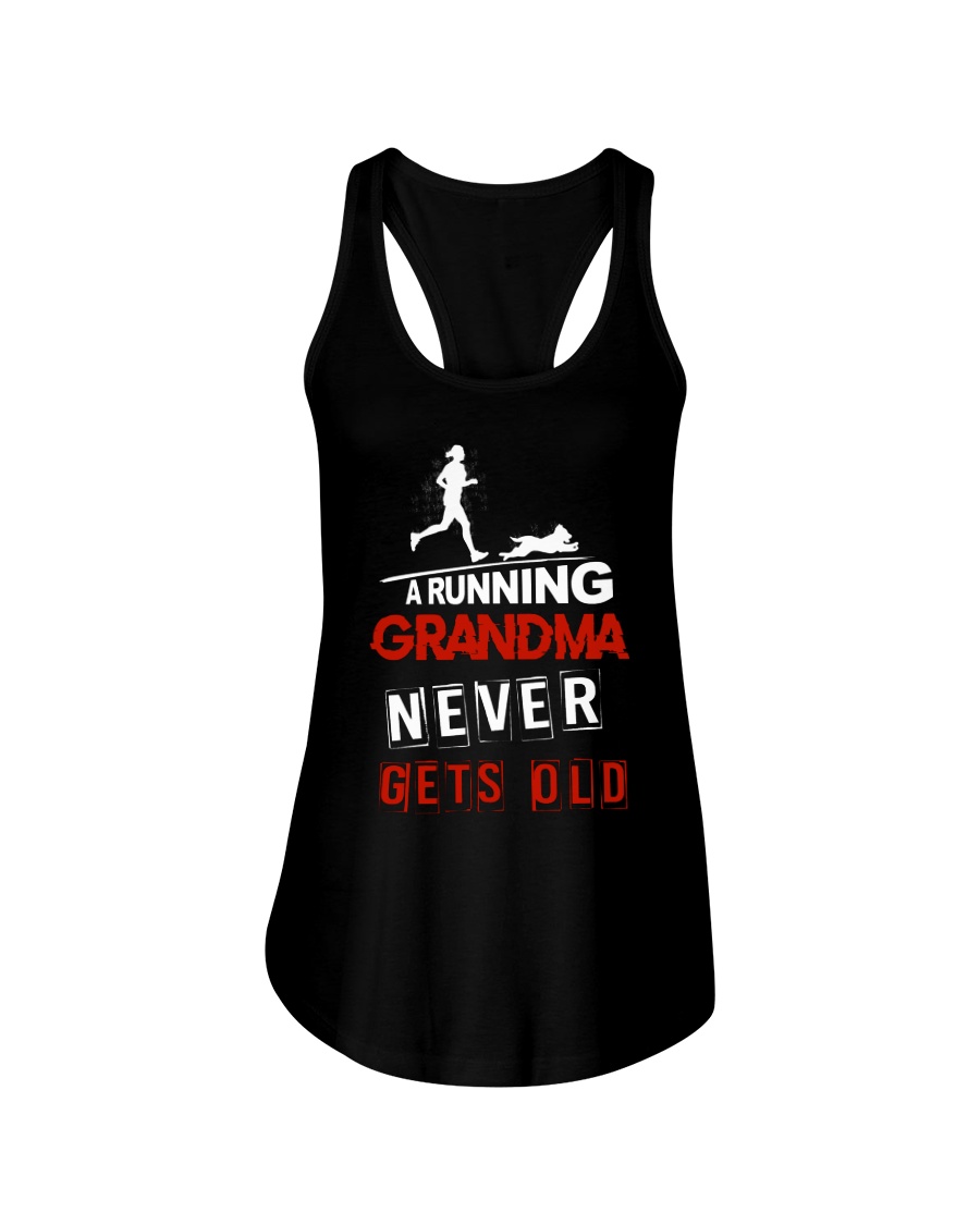 running grandma 8 Ladies Flowy Tank