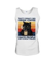 Cat Coffee T-shirt Unisex Tank thumbnail