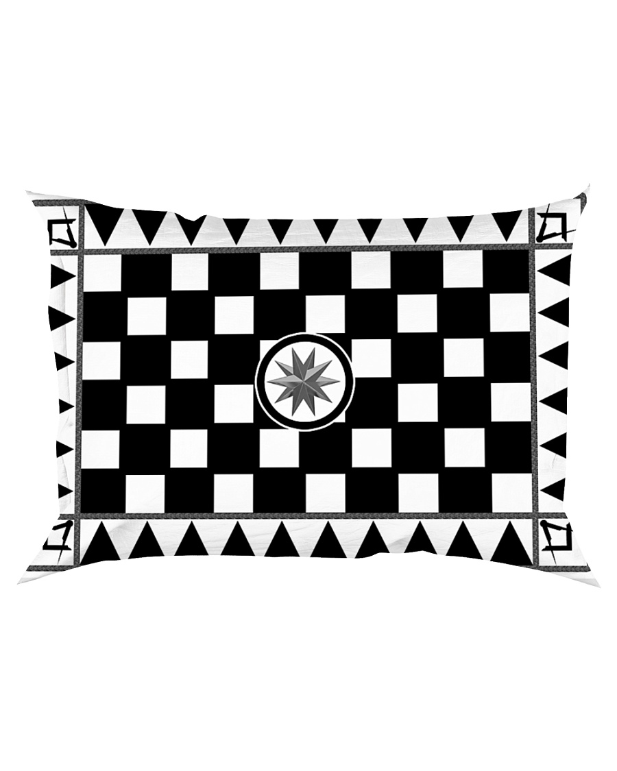 Masonic Tessellated Pavement Rectangular Pillowcase