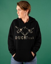 duck freak Hooded Sweatshirt apparel-hooded-sweatshirt-lifestyle-front-72