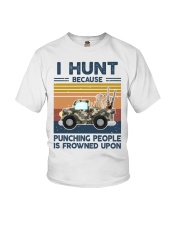  i hunt because punching  Youth T-Shirt tile