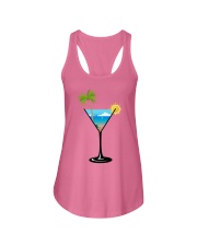 SUMMER IN A GLASS Ladies Flowy Tank front
