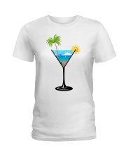 SUMMER IN A GLASS Ladies T-Shirt thumbnail